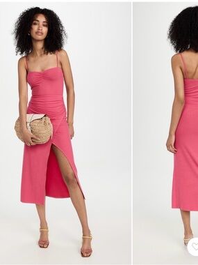 Reformation Formosa Knit Dress in Snap Dragon Size Small NWOT